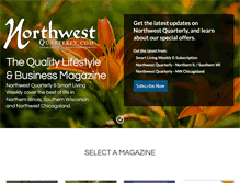 Tablet Screenshot of northwestquarterly.com